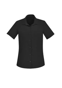 Womens Florence Plain Short Sleeve Shirt