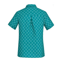 Womens Florence Daisy Print Short Sleeve Shirt