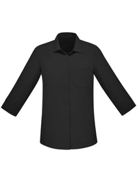 Womens Florence Plain 3/4 Sleeve Shirt