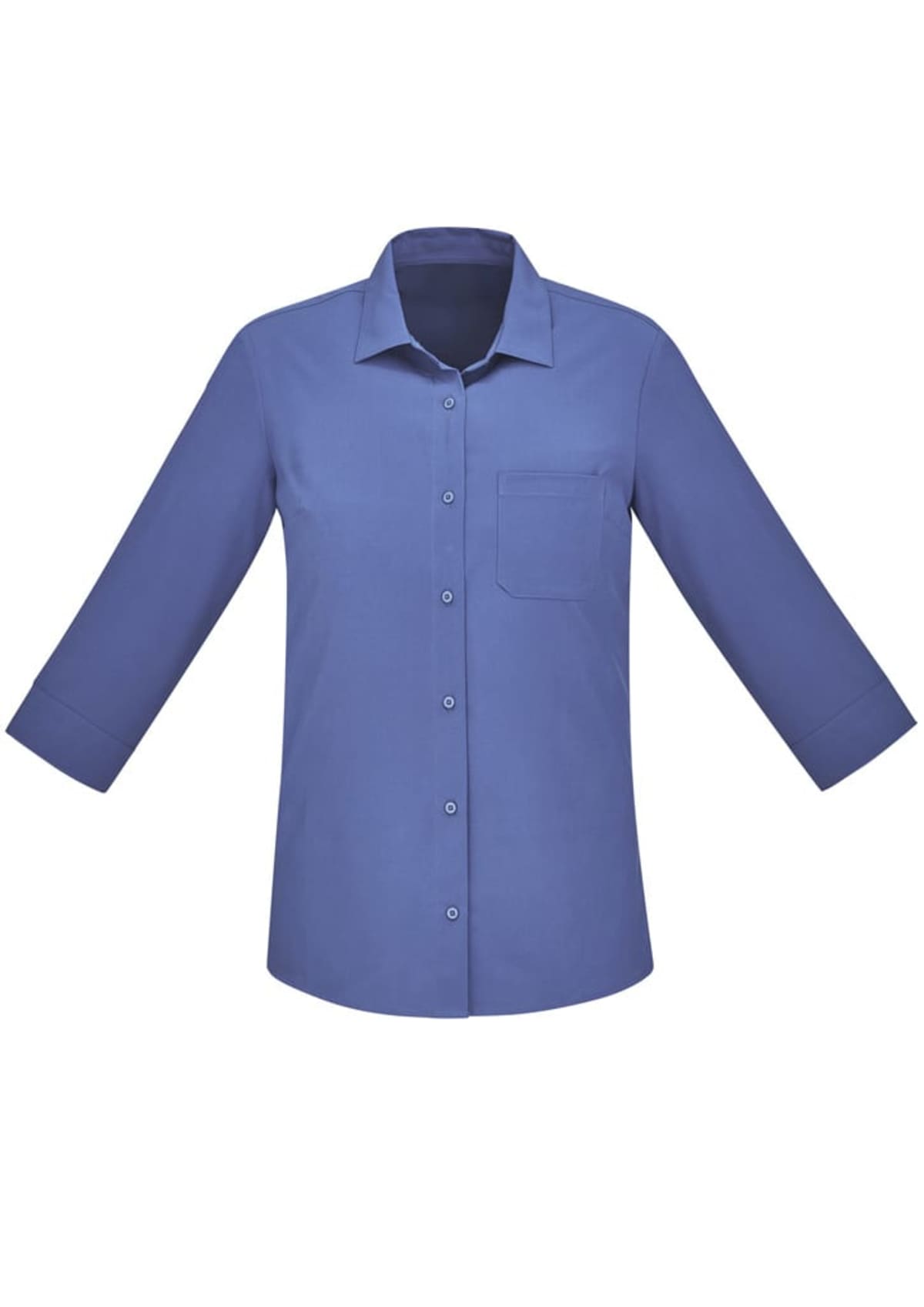 Womens Florence Plain 3/4 Sleeve Shirt