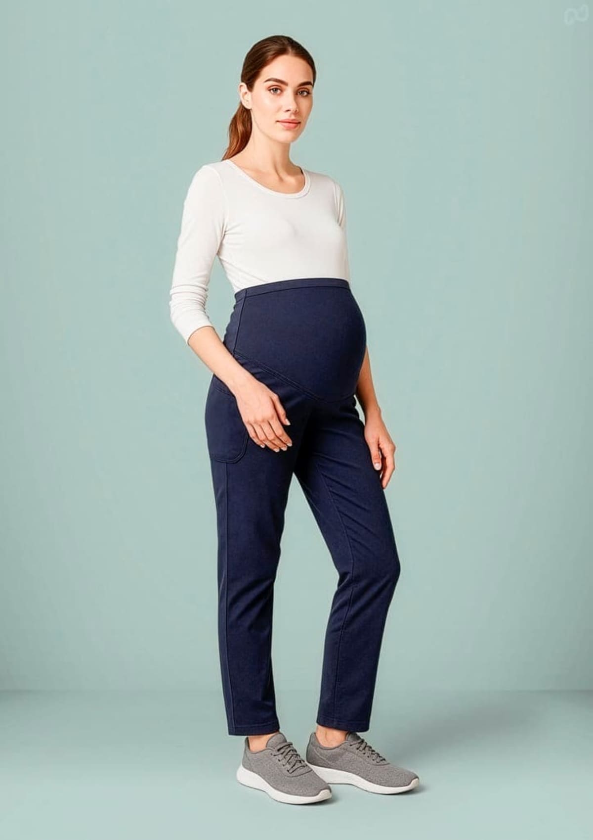 Womens Rose Maternity Scrub Pant