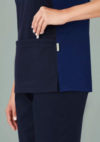 Womens Riley Stretch Scrub Top