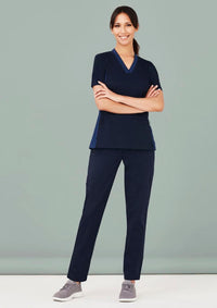 Womens Riley Stretch Scrub Top