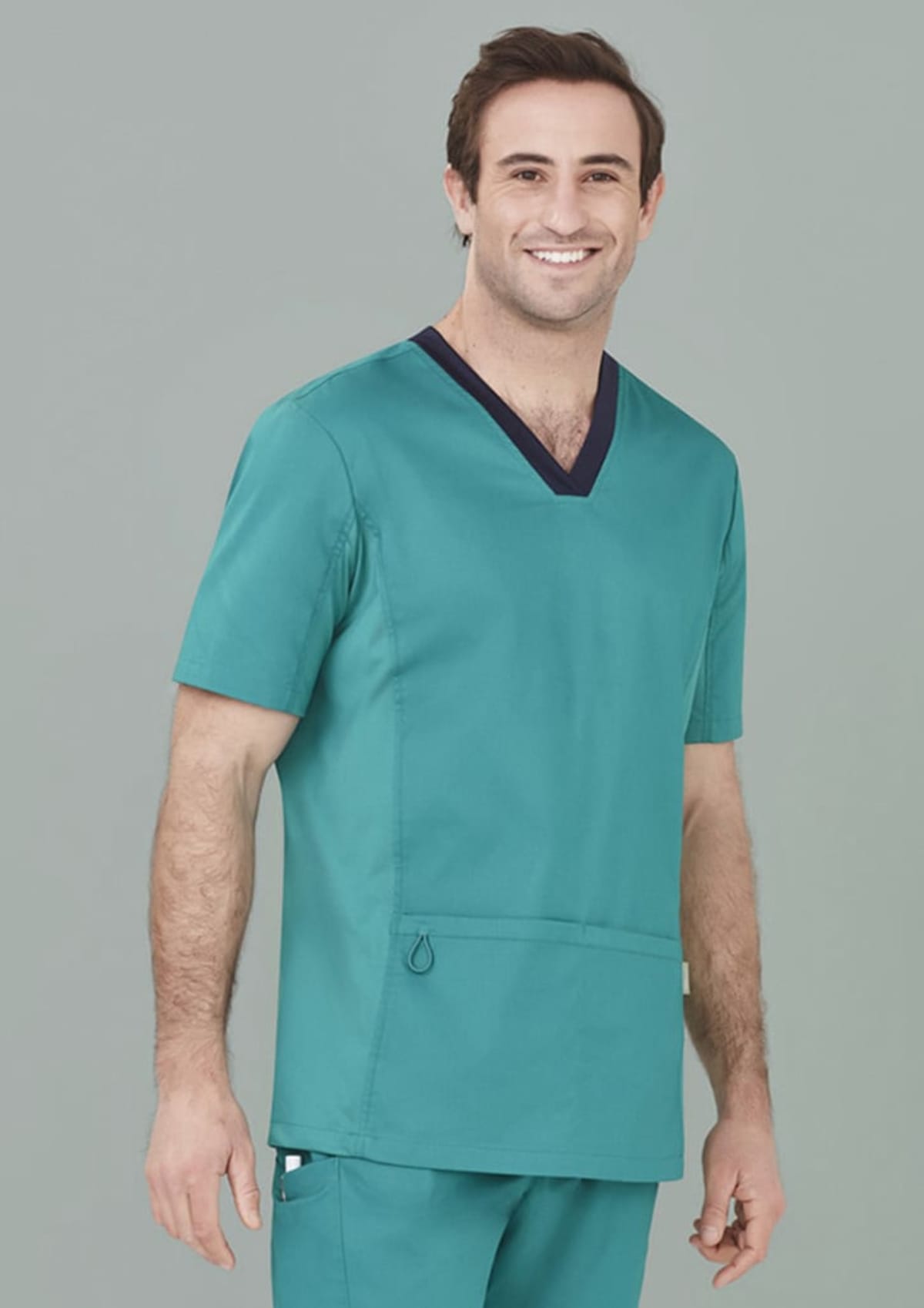 Mens Riley Stretch Scrub Top