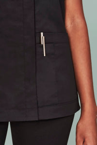 Womens Parks Zip Front Crossover Scrub Top