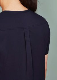 Womens Rose Tunic Scrub Top