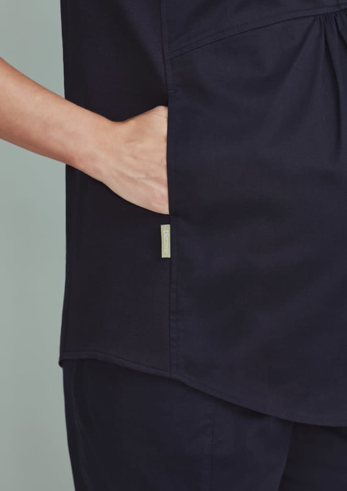 Womens Rose Tunic Scrub Top
