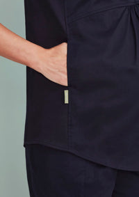 Womens Rose Tunic Scrub Top