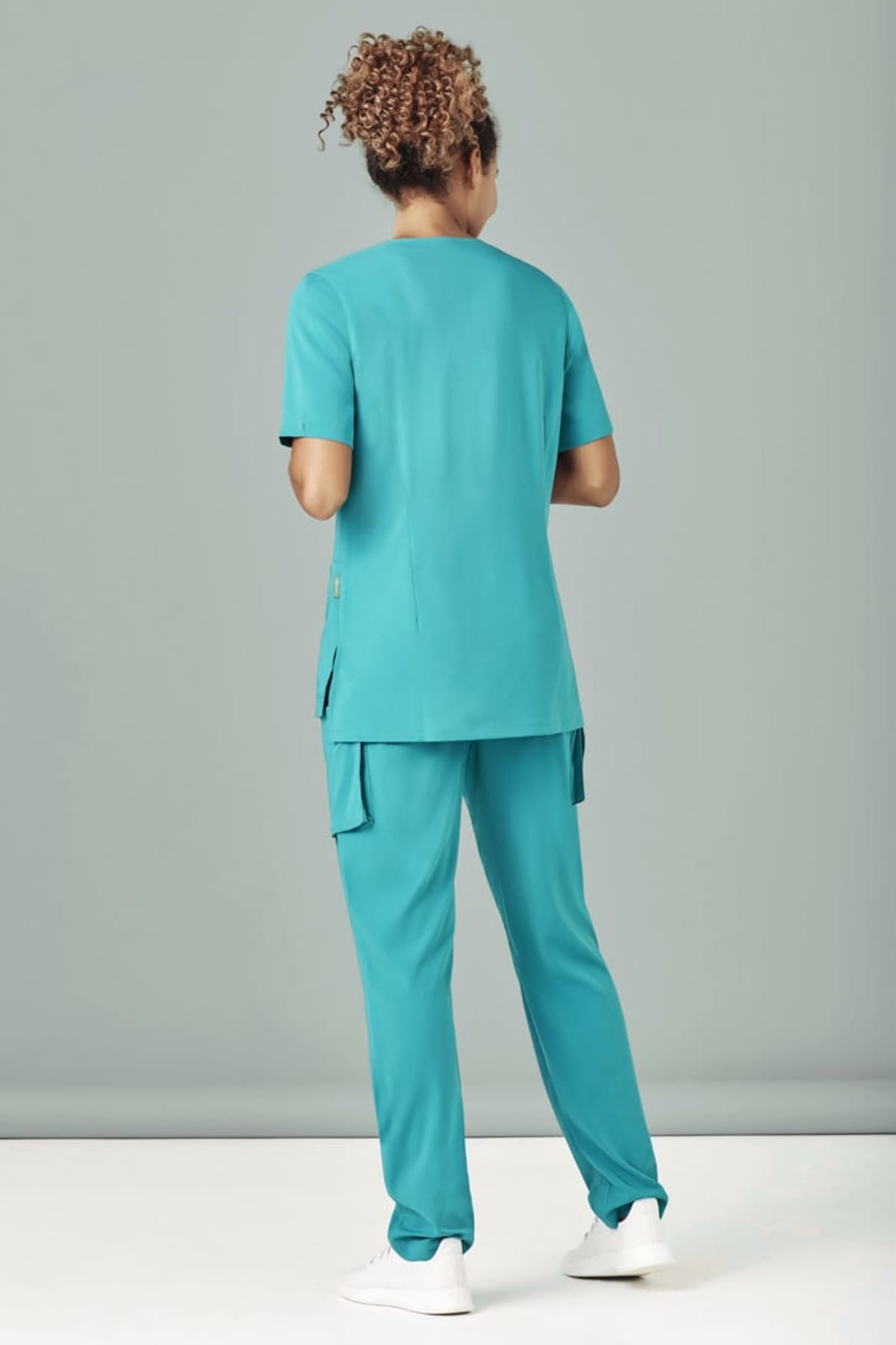 Womens Avery Round Neck Scrub Top