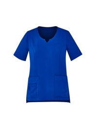 Womens Avery Round Neck Scrub Top