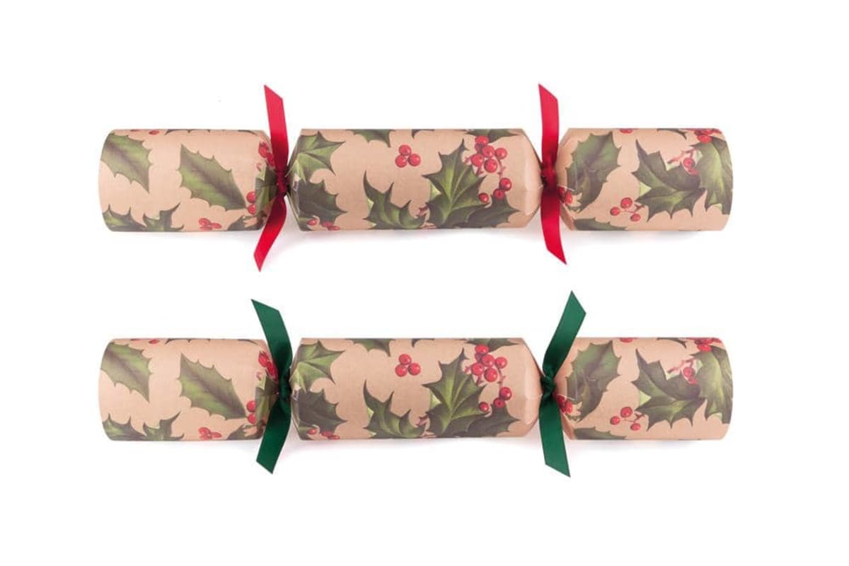 Christmas Crackers Bon Bons Holly design