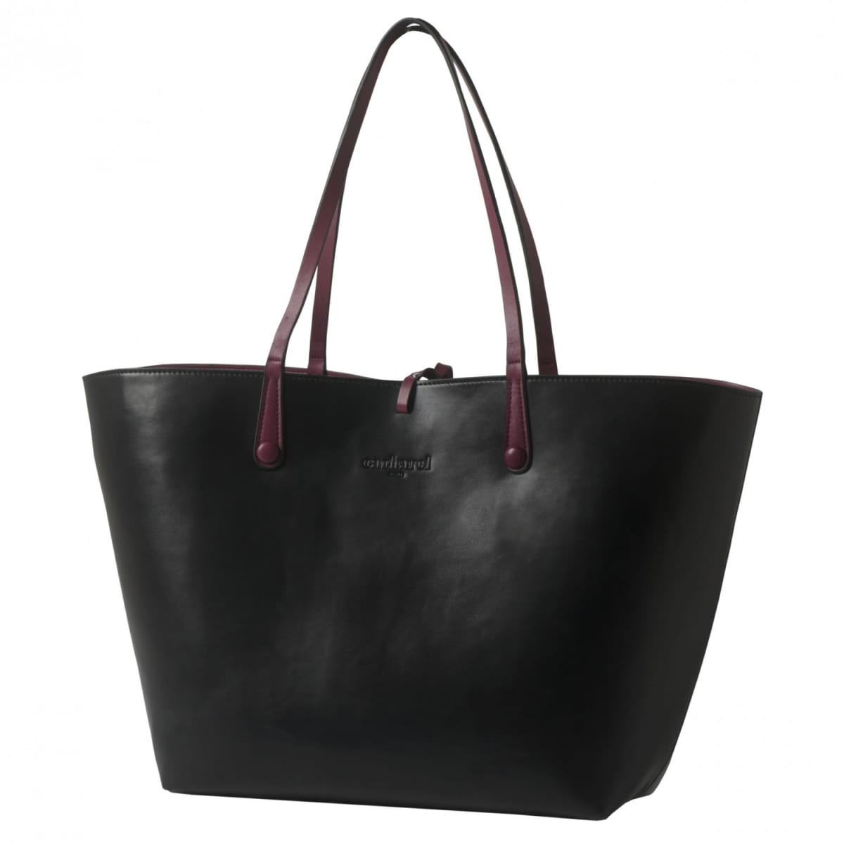 Shopping bag Tourbillon Reversible Bordeaux-Noir