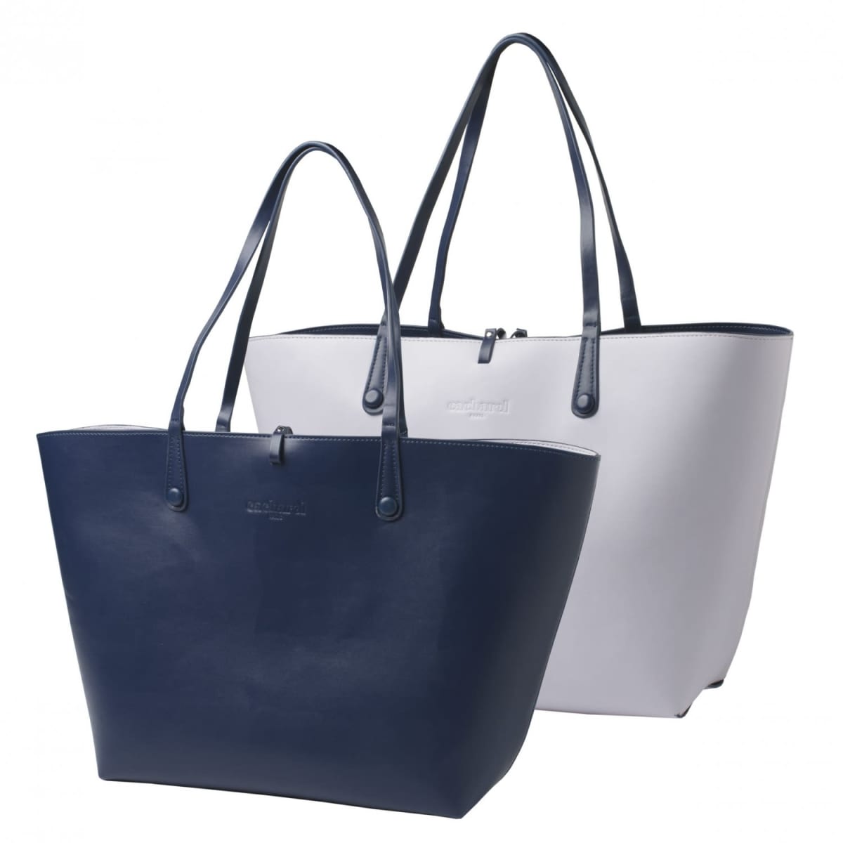 Shopping bag Tourbillon Reversible Bleu-Lilas