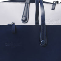 Shopping bag Tourbillon Reversible Bleu-Lilas