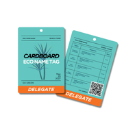 Cardboard Eco Tag 74 x 105mm Portrait - Front Names / Back Generic Program