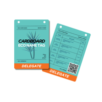 Cardboard Eco Tag 74 x 105mm Portrait - Front Names / Back Generic Program