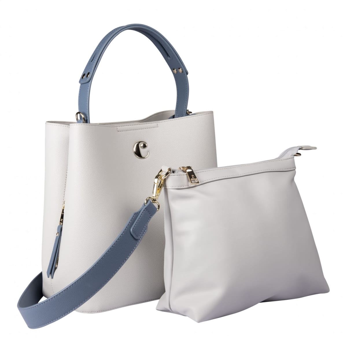 Bucket bag Garance Light Grey