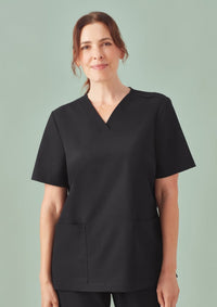 Womens Pulse V-Neck Scrub Top