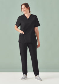 Womens Pulse V-Neck Scrub Top