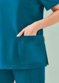Womens Pulse V-Neck Scrub Top