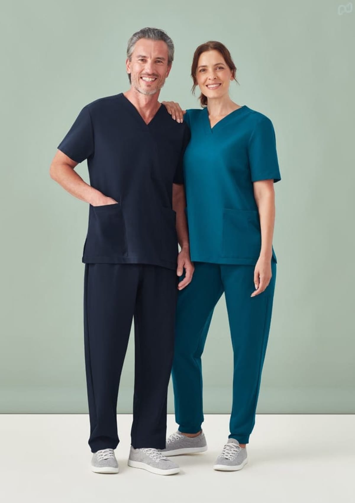 Womens Pulse V-Neck Scrub Top