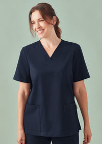 Womens Pulse V-Neck Scrub Top