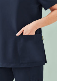 Womens Pulse V-Neck Scrub Top