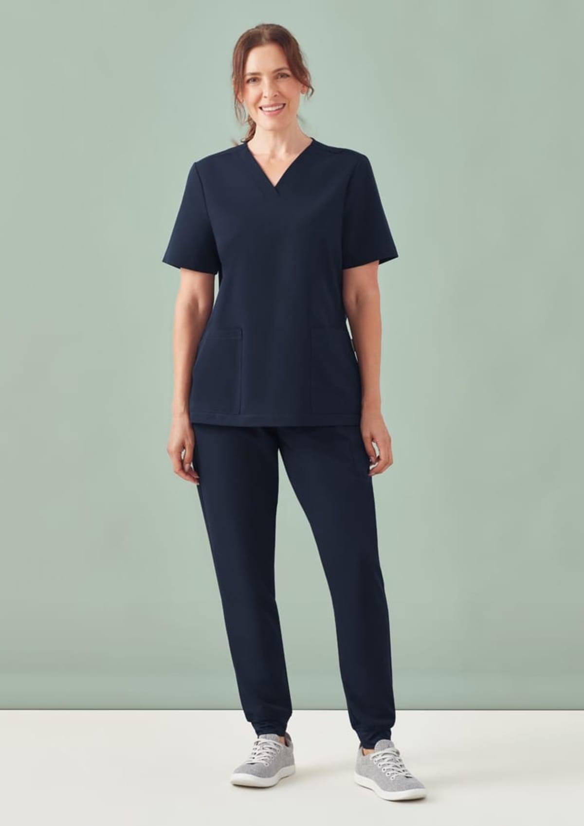 Womens Pulse V-Neck Scrub Top