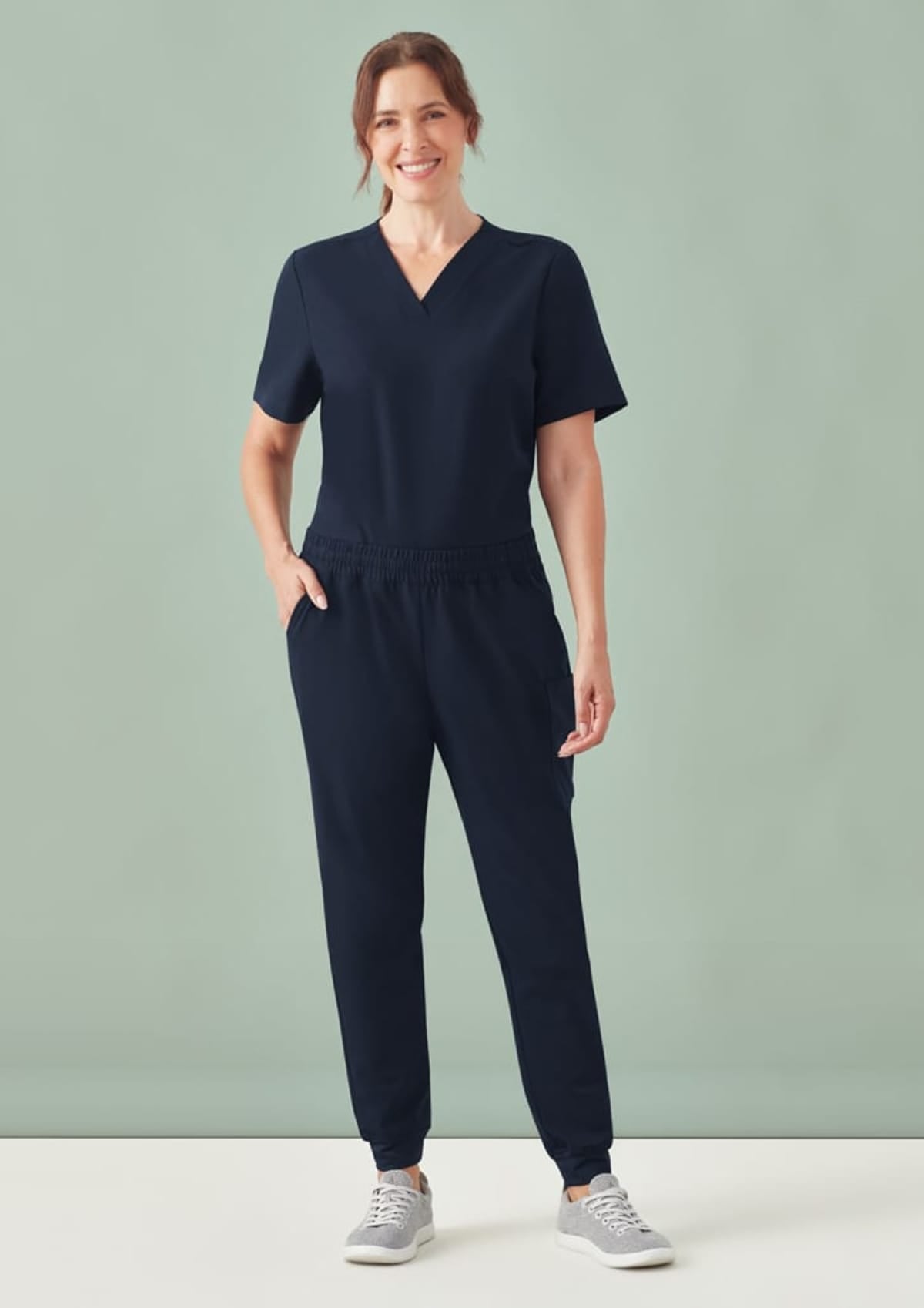 Womens Pulse V-Neck Scrub Top