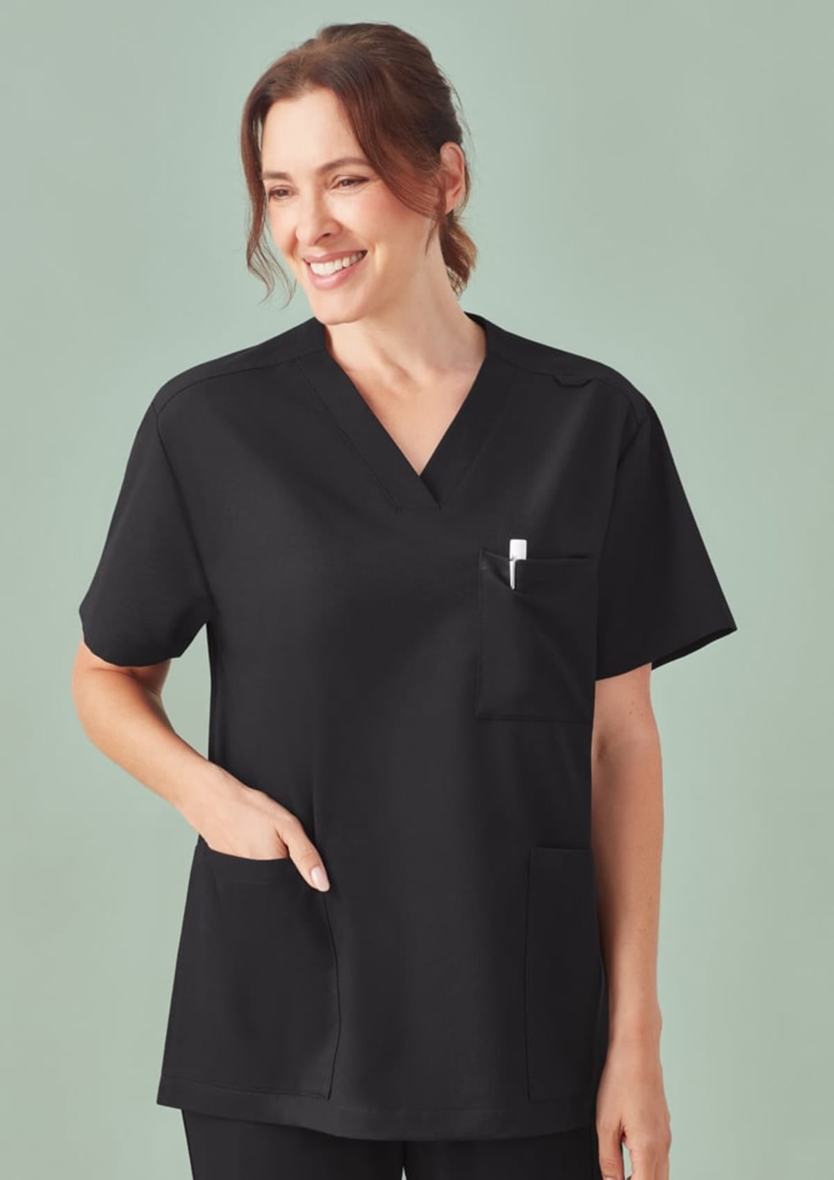 Unisex Pulse V-Neck Scrub Top