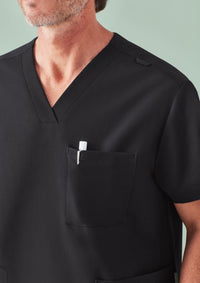 Unisex Pulse V-Neck Scrub Top