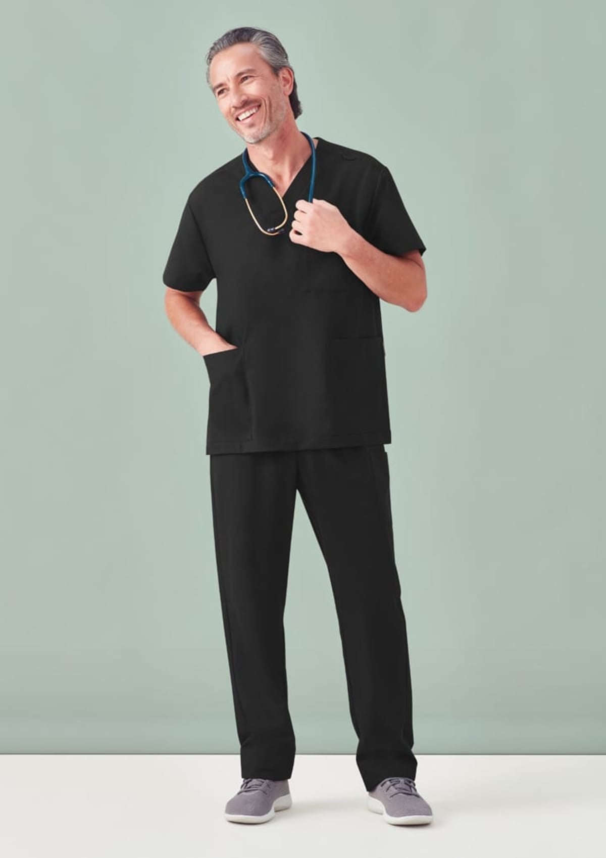 Unisex Pulse V-Neck Scrub Top