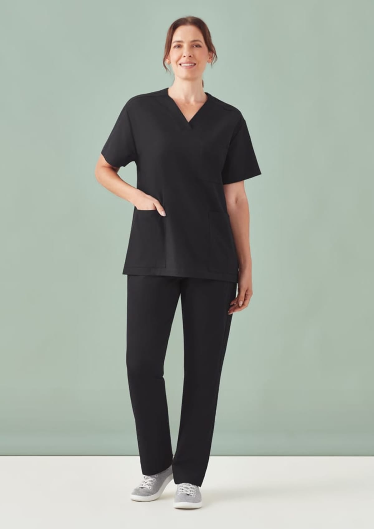 Unisex Pulse V-Neck Scrub Top