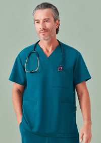 Unisex Pulse V-Neck Scrub Top