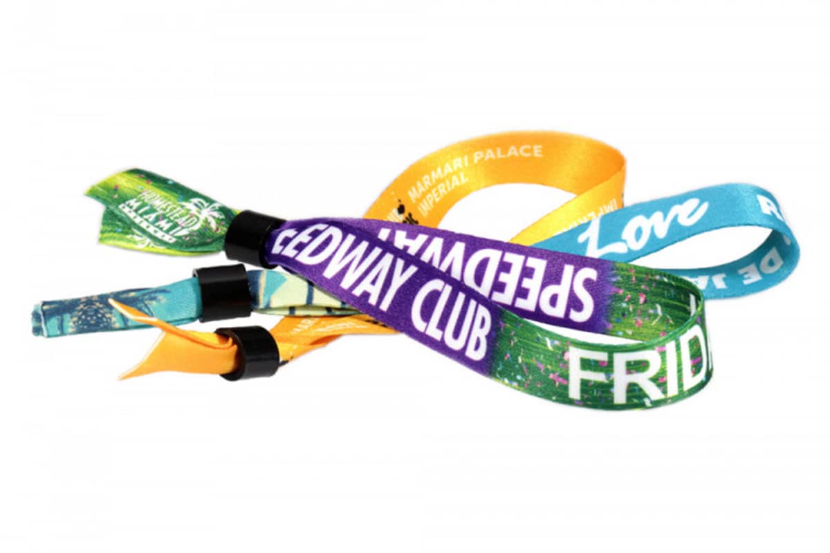 Fabric Wristbands Sublimated Local