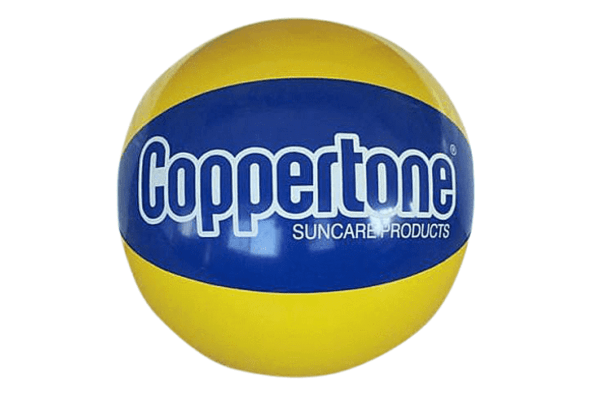 Beach Ball 6 Panels 1 colour 1 position Logo