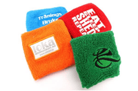 Sweat Wristbands 1 Colour Logo