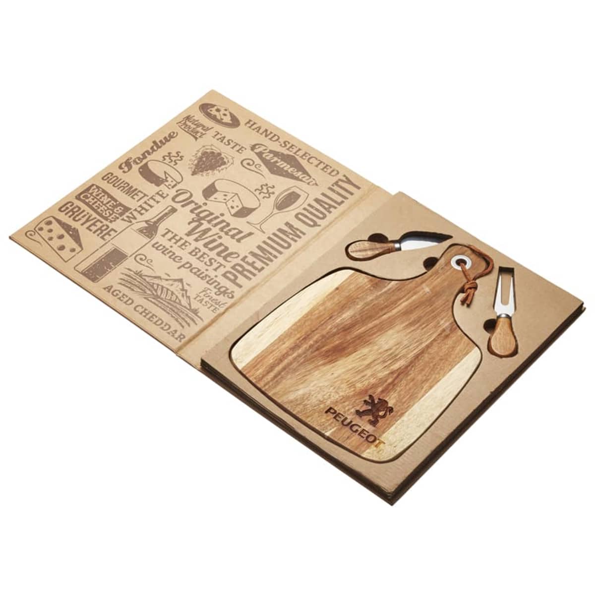 Acacia Cheeseboard & Knife Set