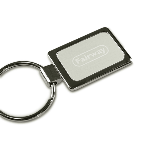 Accent Rectangular Keychain