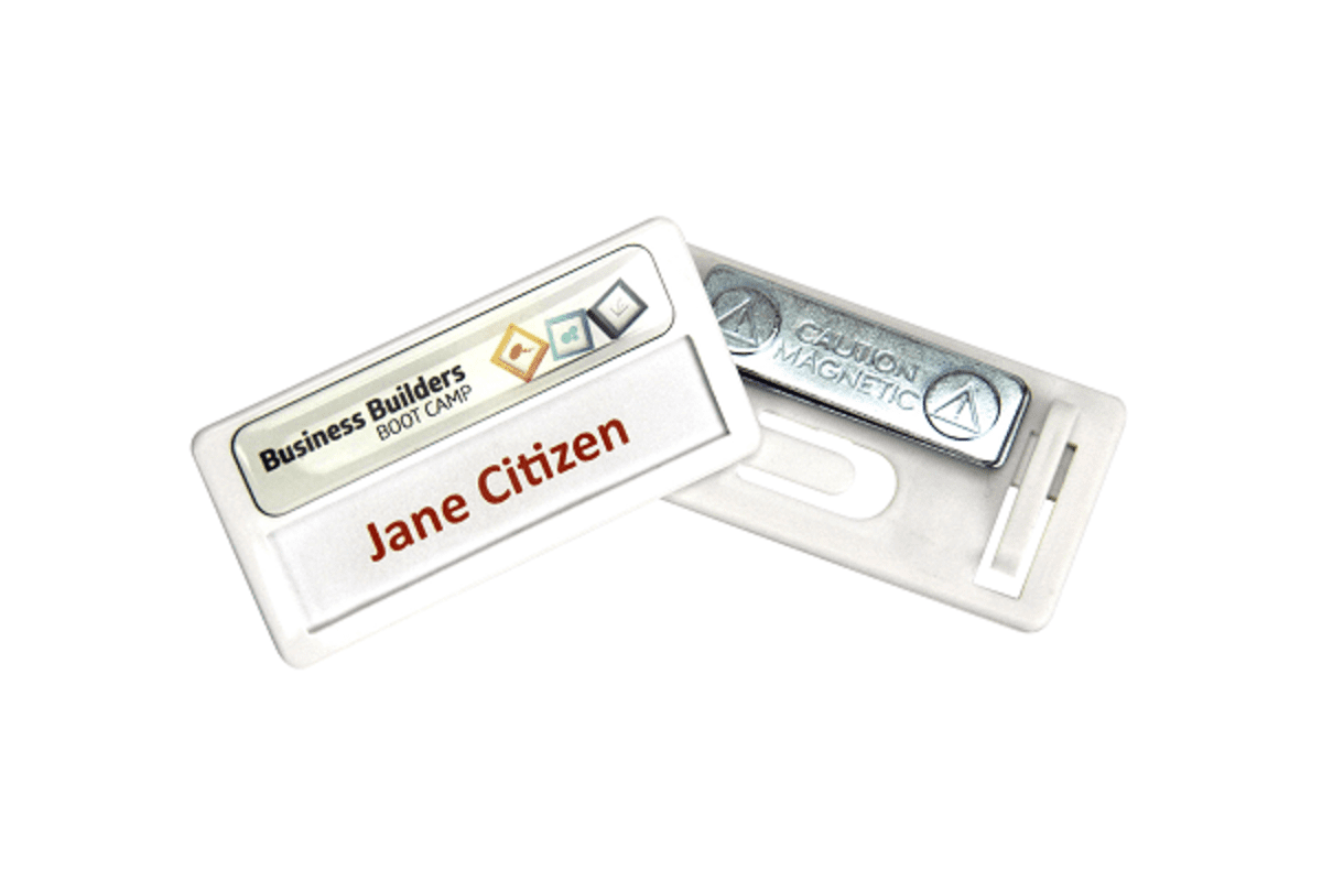 DIY Printed Epoxy Logo Name Tag