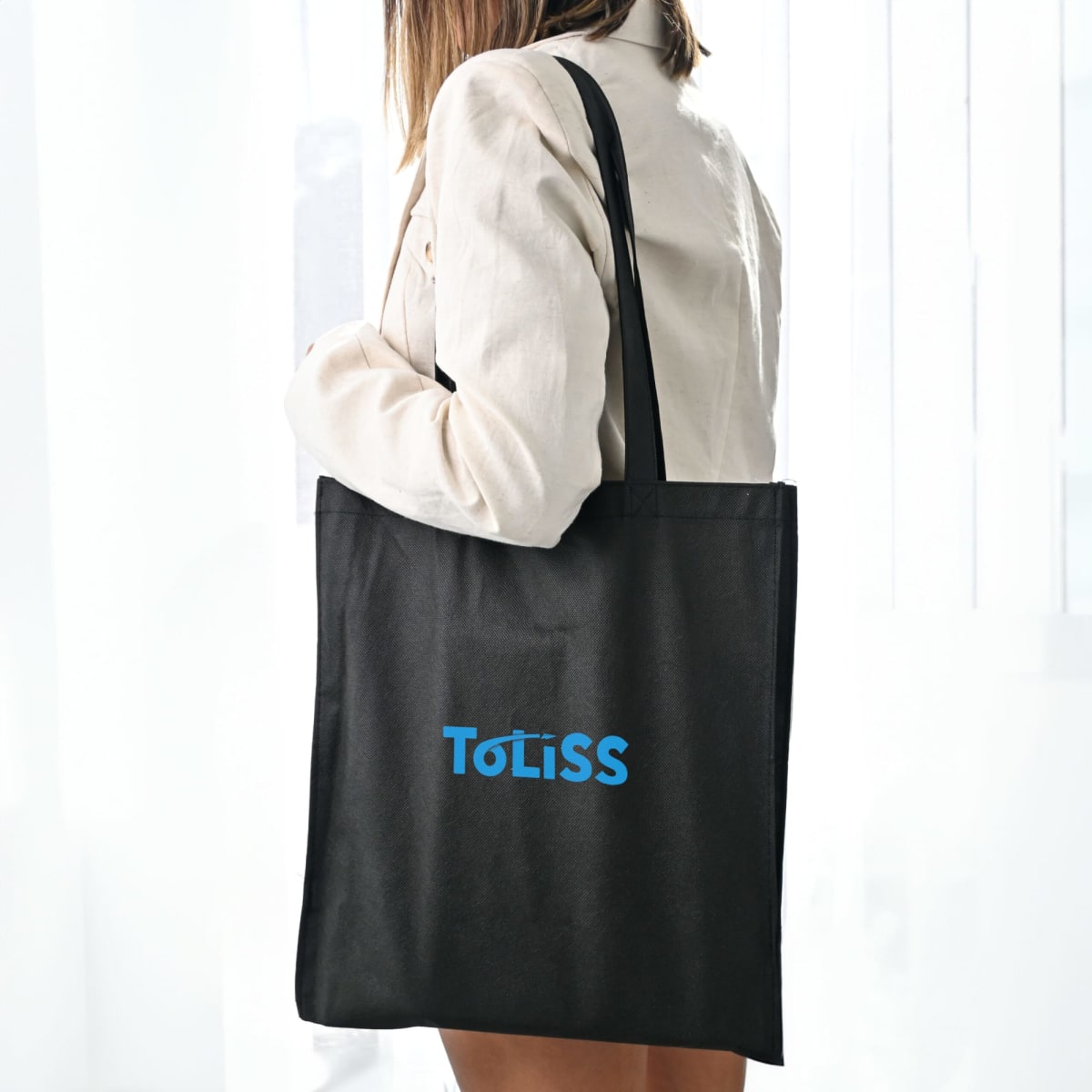 Shopping Tote Bag with V Gusset