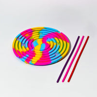 Sensory Activity Board (Rainbow colour)