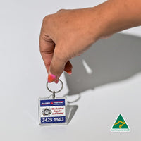 Square Acrylic Keychain