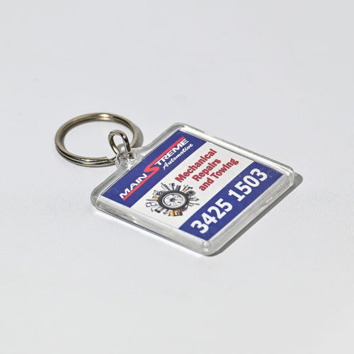 Square Acrylic Keychain