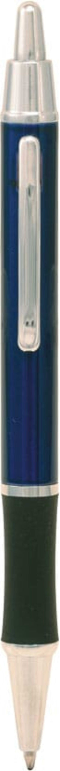 Pen Metal push button with rubber grip Cambridge