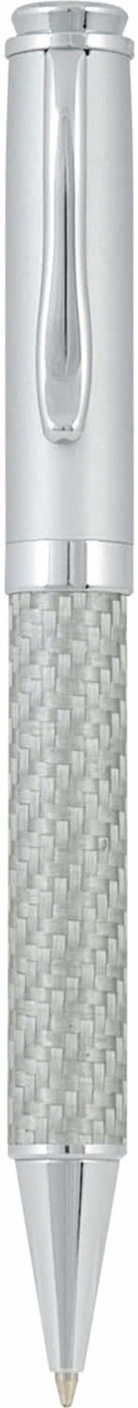 Metal pen twist action with lattice style grip Saturn