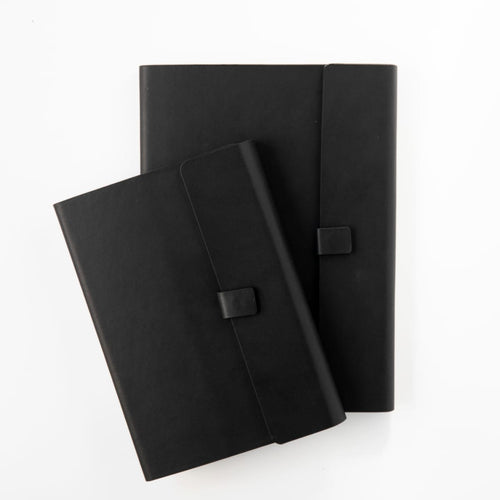 Notebook large B5 size B5 - 260 x 190 mm koeskin cover pockets