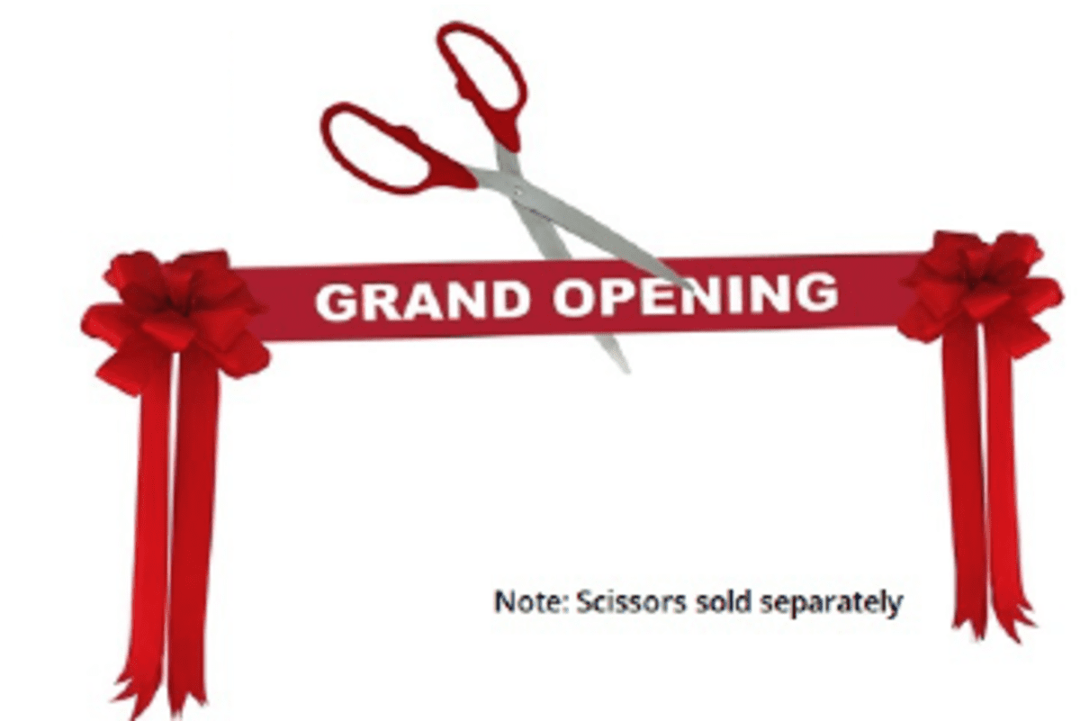 Grand Opening Ribbon Kit - Red