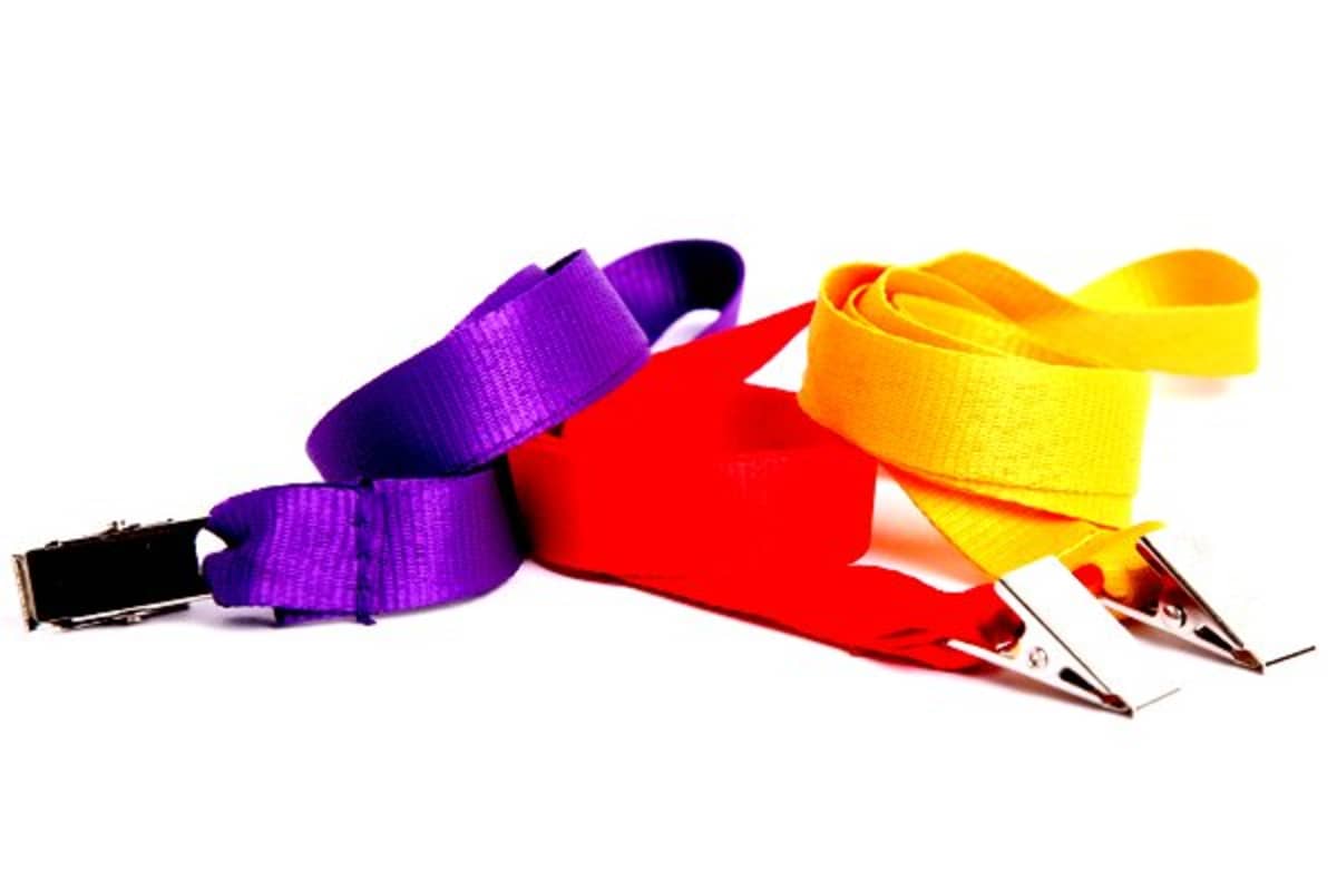 Gemini 15mm Plain Polyester Lanyard with Alligator