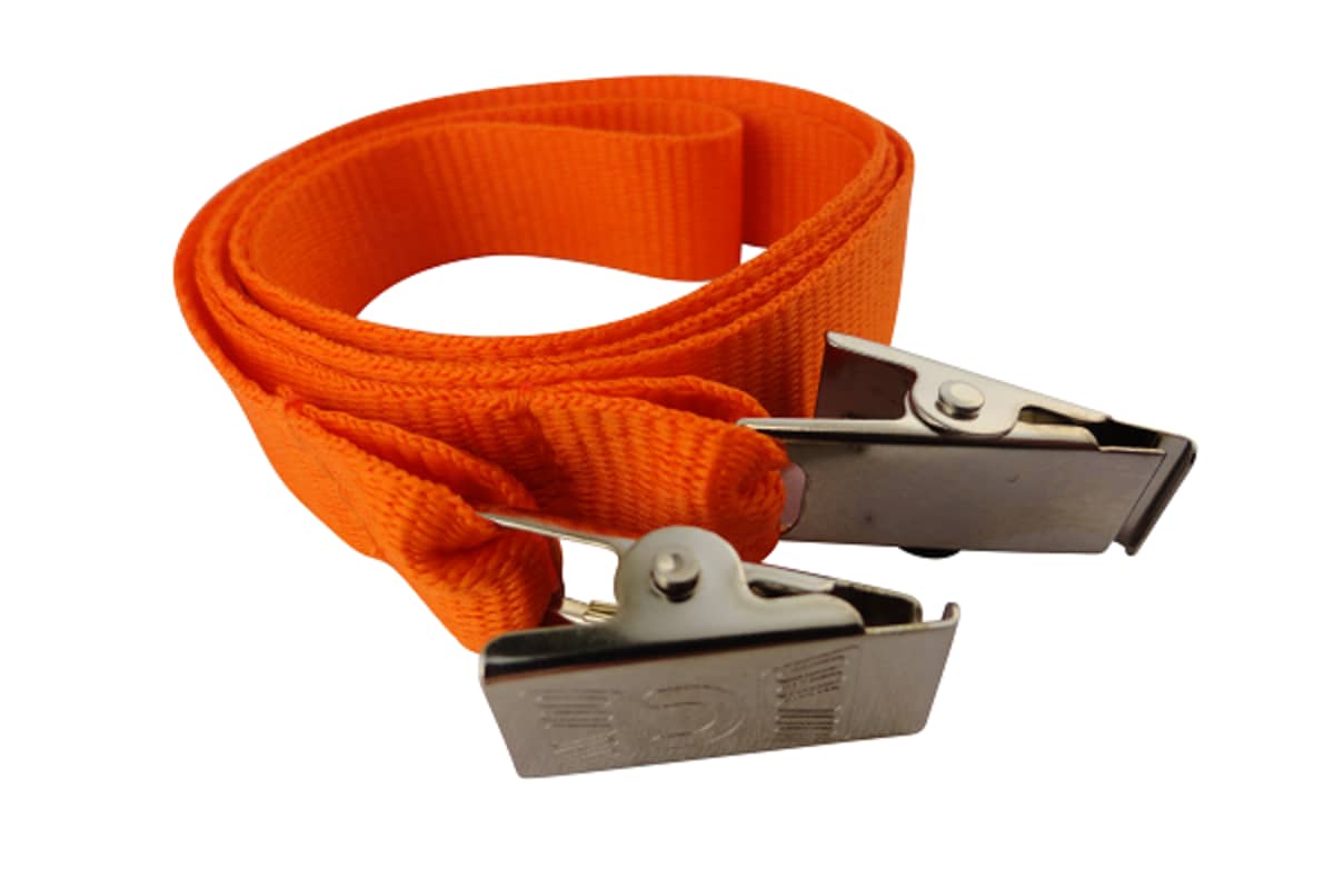 Gemini 15mm Plain Polyester Lanyard with Double Alligators